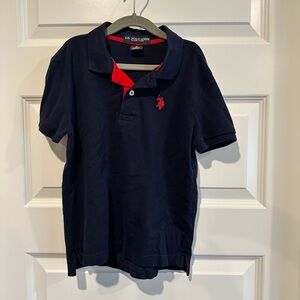 U.S. Polo Assn. Kids Navy Polo Shirt - EUC